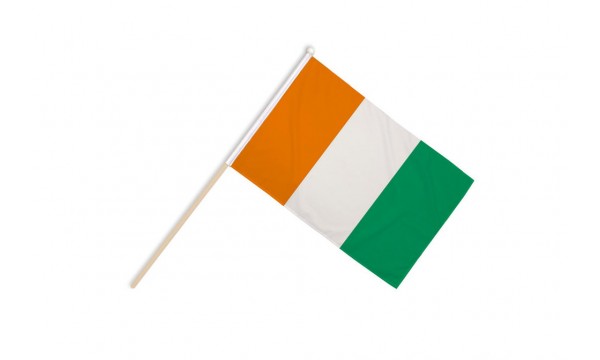 Ivory Coast Hand Flags
